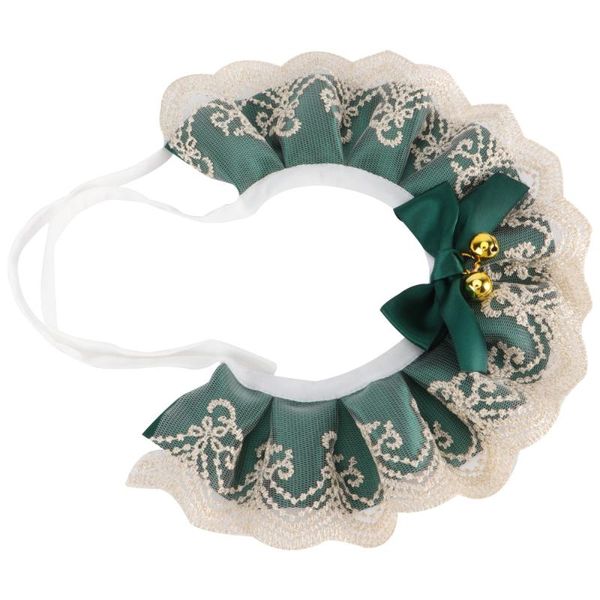 

cat collars & leads 1pc bell lace pet scarf delicate dog bib neckerchief((25-30cm)