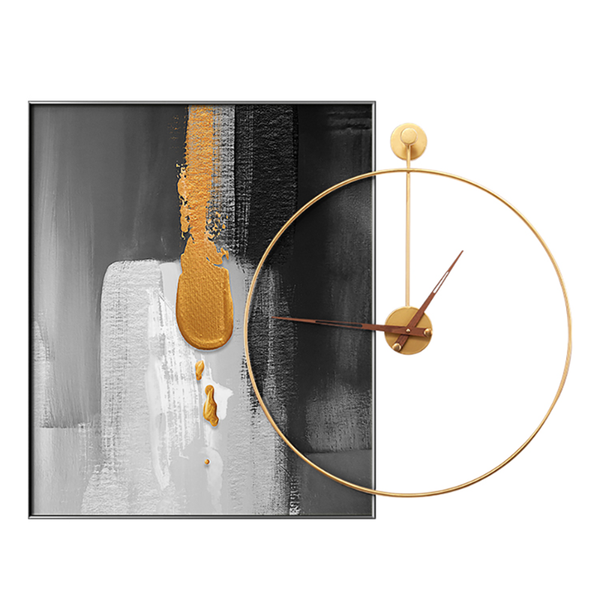 

wall clocks large gold luxury clock modern design metal creative watches home decor living room decoration gift ideas
