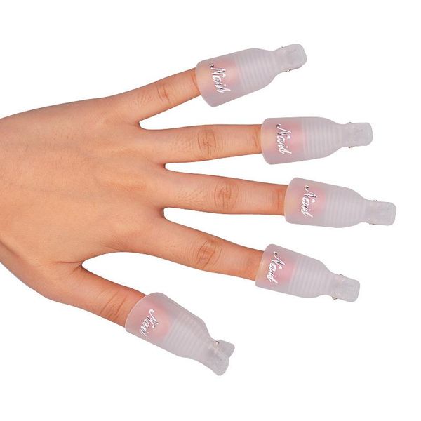 

nail art kits 10pc/set cover manicure tool for remover unloading clip set glue finger