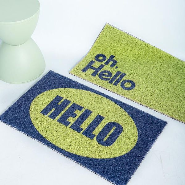 

cushion/decorative pillow super absorbs home doormat pvc indoor non-slip hello letters rectangle printed floor rugs front door mat outdoor c