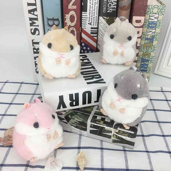 

hamster key chain plush toy japanese cute small pendant doll backpack decoration
