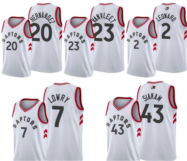 

toronto raptors men fred vanvleet dewan hernandez kawhi leonard kyle lowry pascal siakam jersey, Black