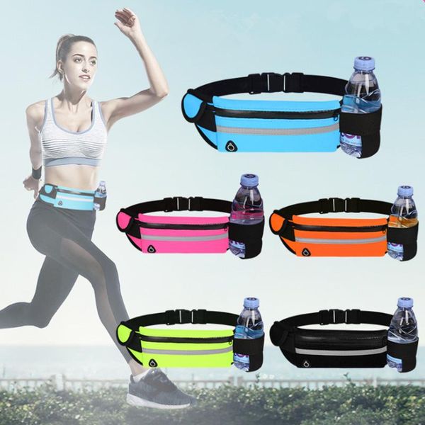 

outdoor bags waist bag running waterproof sports belt gym men phone case women hold water portable cycling run