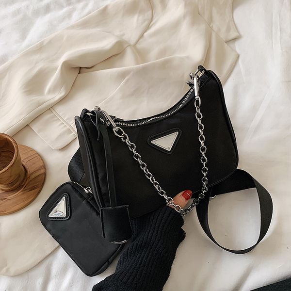 

armpit leisure 2021 spring and summer women's nylon chain single shoulder bag