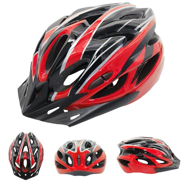 

motorcycle helmets bicycle helmet bike mountain road racing cycling integrated safety equipment crash cap 18hole