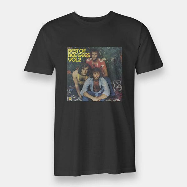 

the bee gees of bee gees men's t-shirt black, White;black