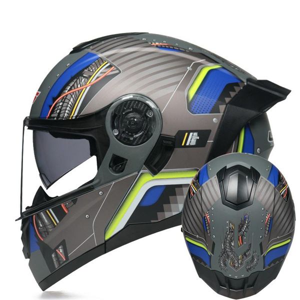 

motorcycle helmets flip up helmet full face motorbike enduro tracker casco modular racing scooters crash capacete de moto men women