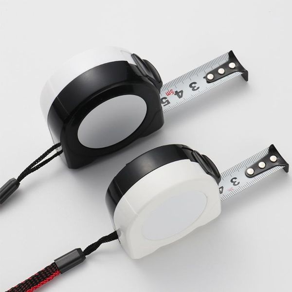

keychains blank keychain steel tape measure heat transfer diy with key rings for present making, Silver
