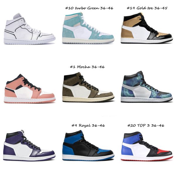 

1s basketball shoes jumpman iridescent reflective white light smoke grey mid milan gym red sport sneakers mens trainers 36-46peqh