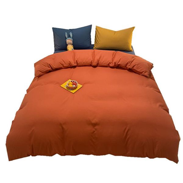 

bedding sets solid color bed set twin/full//king size 4/pcs sheet duvet cover