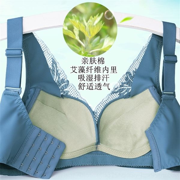 

vk0 baby cotton ssiere without steel lacewomen's lace ring and magnetic safety check bra with small breast and adjustable women's, Red;black