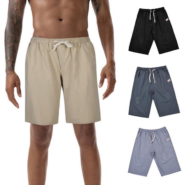 

est summer casual shorts men's cotton fashion style man bermuda beach plus size xl-4xl short men male, White;black