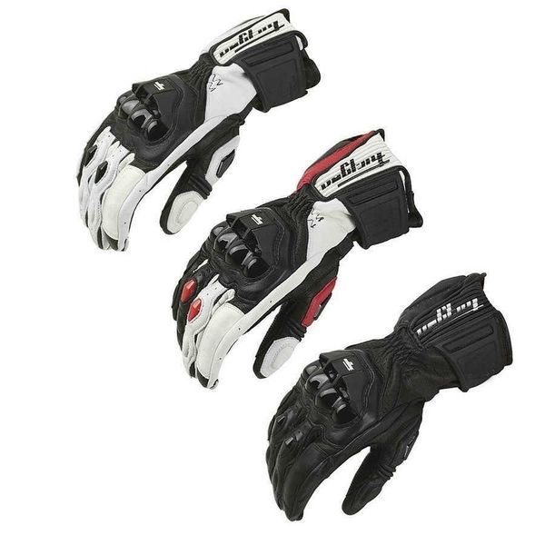 Motorradhandschuhe GP PRO echtes echtes Leder Vollfinger winddicht Motocross Off-Road-Sporthandschuhe Racing Luvas H1022