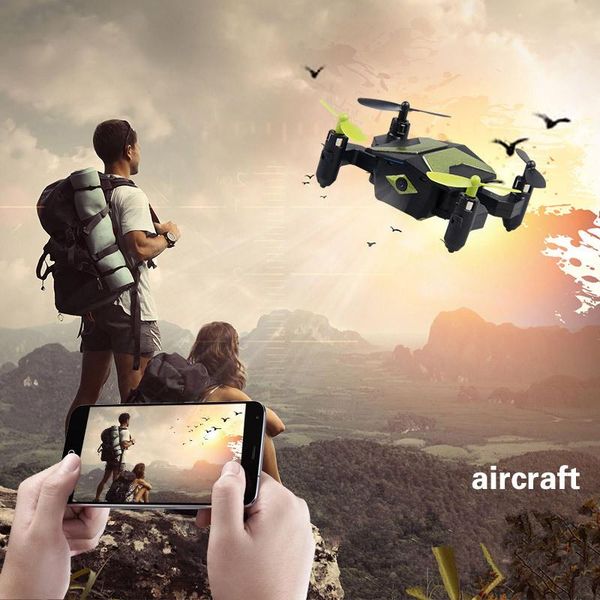 

mini 2.4g foldable rc drone xt-2 wifi fpv realtime transmission remote control with hd camera resistance to fall toys drones
