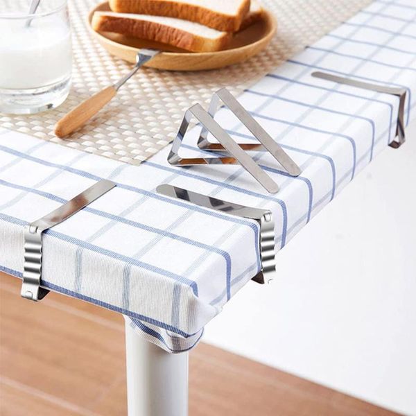 

clothing & wardrobe storage table cloth clip tablecloth tables useful clips stainless steel cover wedding prom multi-function