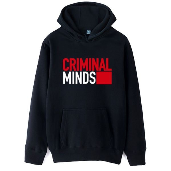 

boys man male hoodie sweatshirt criminal minds autumn winter fleece hoodies couple clothes 210819, White