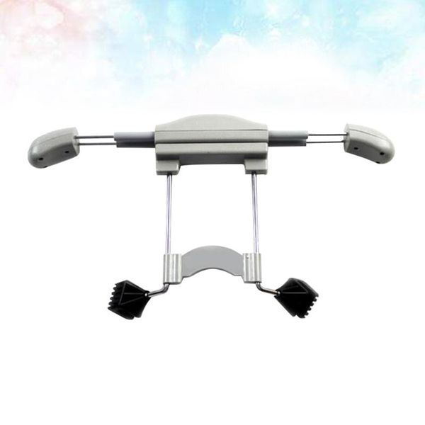 

hook hanger car seat headrest clothes rack mini for coat suits shirts (grey)