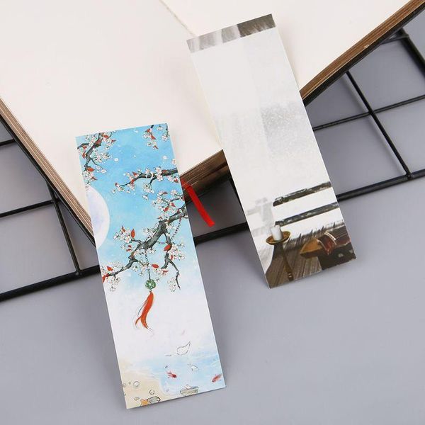 

bookmark r9ua 30pcs creative chinese style paper bookmarks painting cards retro beautiful boxed commemorative gifts