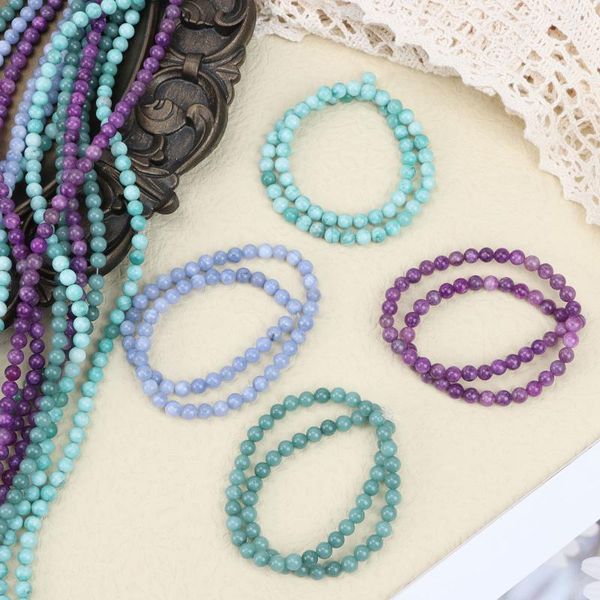 

other 4pcs 6mm semi-finished natural stone beads loose diy armbanden accessorie