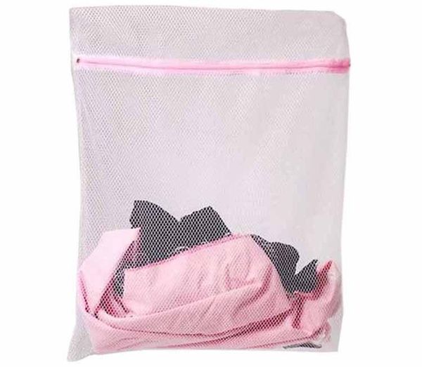 

zippered mesh storage bags organizer container foldable laundry bra socks underwear washing machine protection bag