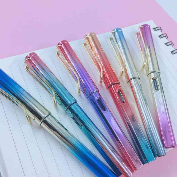 

hero mountain 811 colorful ink absorption bag change dual purpose gradient pen student gift office stationery