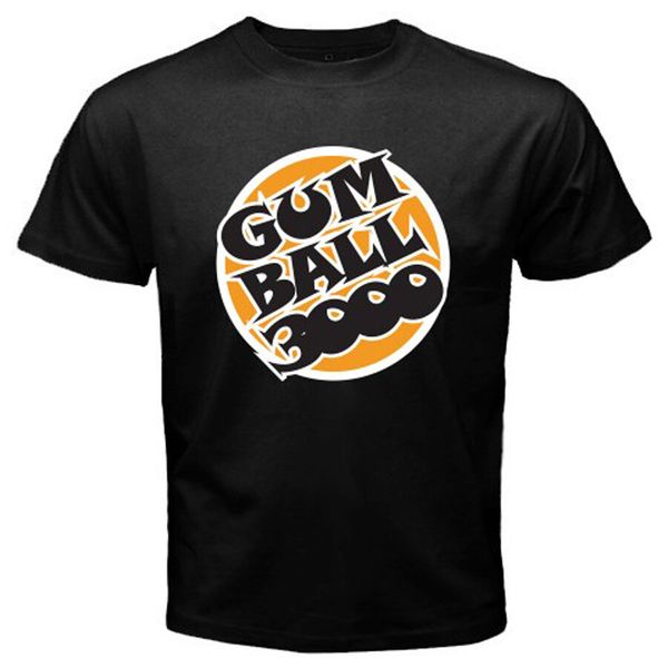 

new gumball 3000 rally racing logo men's black t-shirt size s to 3xl, White;black