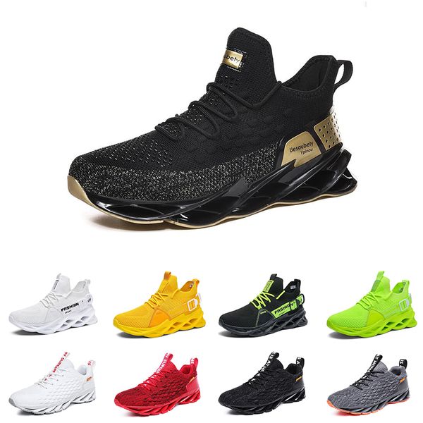 Donne che gestiscono scarpe da uomo nero triplo bianco rosso lemen tour giallo oro gold istruttori sneakers sports t 46 s