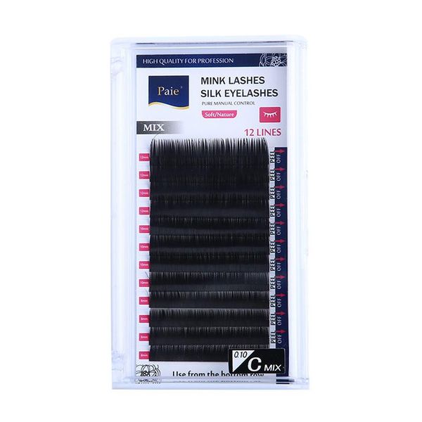 

false eyelashes grafted single thick and slender soft air mink planted silk