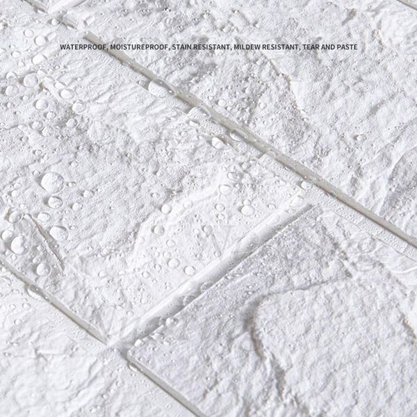 

wallpapers pe foam 3d wall stickers brick pattern waterproof self on the room home decor for kids bedroom living sticker