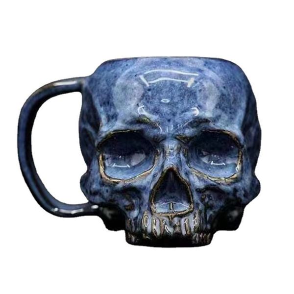 

15oz skull cup coffee mugs gothic home decor collection halloween gift beer tea bar drinkware mug supplies 12*12*10cm