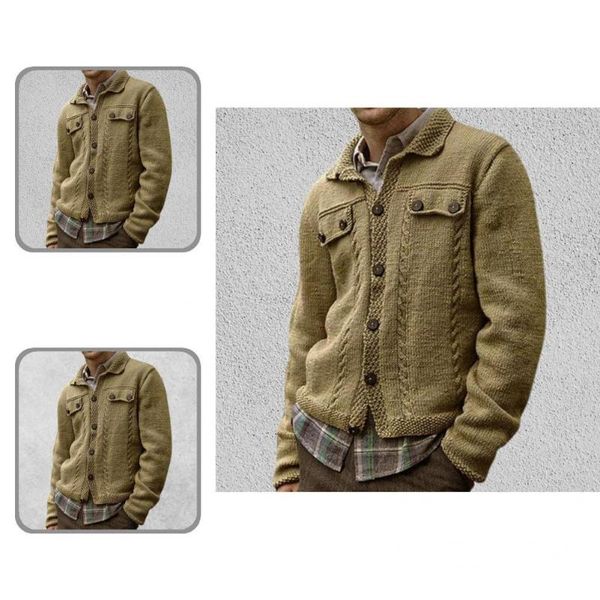 

men's sweaters stylish cardigan soft pure color sweater men lapel, White;black