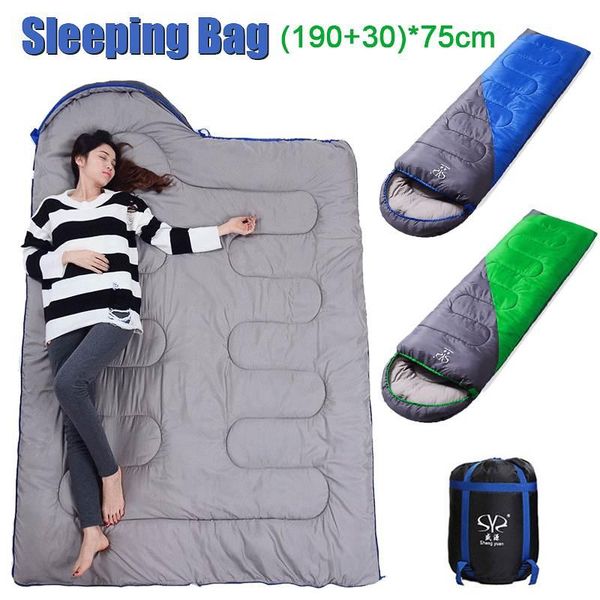 

camping sleeping bag lightweight 4 season warm & cold envelope backpacking for outdoor traveling hiking sports bags