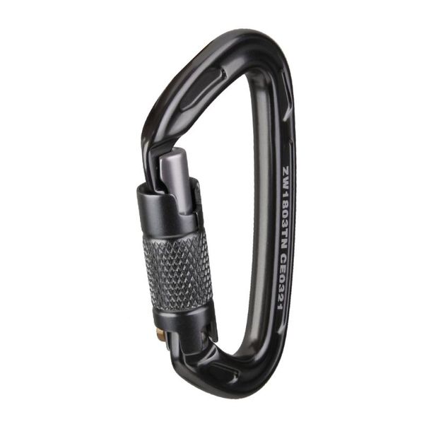 

cords, slings and webbing screwgate locking carabiner clip - professional rock climbing carabiner, heavy