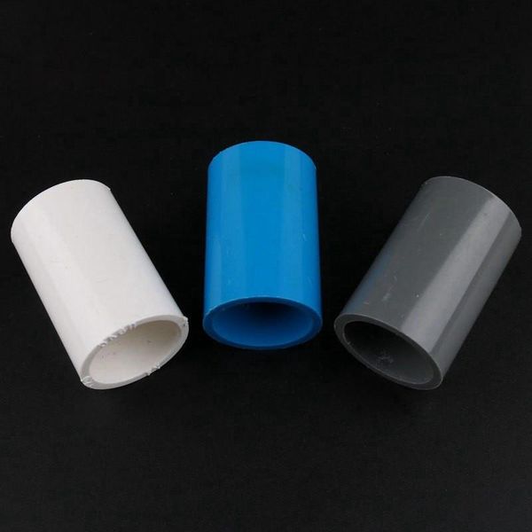 

1pc pvc 40mm pipe straight coupling connector water supply equal diameter joints garden irrigation fish tank accessory watering equipments