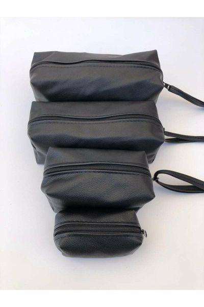 

cosmetic bags & cases 4 pcs for women makeup handbag organiser is lipstick eye shadow brush bathroom home travel portable