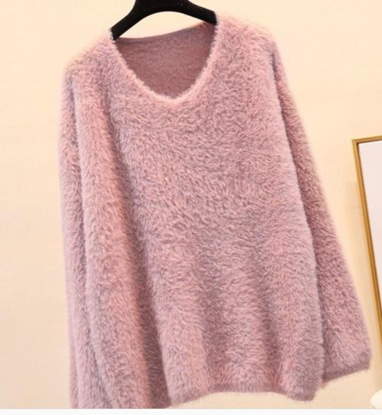 

spring and autumn with style fashion long sleeve v-neck set head women's sweater coat sweaters, White;black