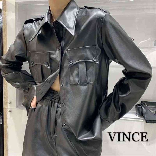 

women's jackets coats winter clothes simple leather gz4z, Black;brown