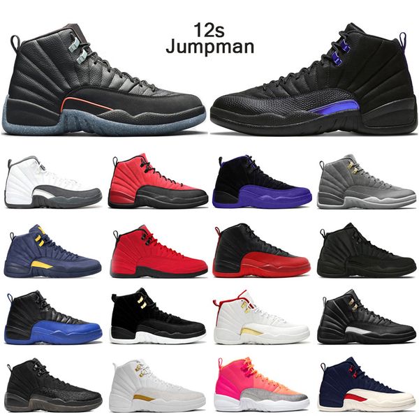 

ale jumpman 12s basketball shoes 12 utility reverse flu game dark concord university blue cherry master wings mens trainers sport sneakers