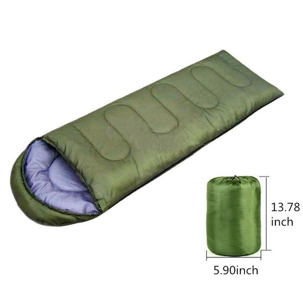 

sleeping bags outdoor waterproof bag camping hiking envelope single zip good quality camp gears
