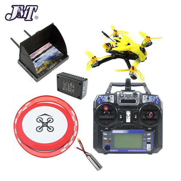 

jmt full set 135mm fpv drone quadcopter f4 flight controller xt1104-7500kv 2s with flysky fs remote racing drones