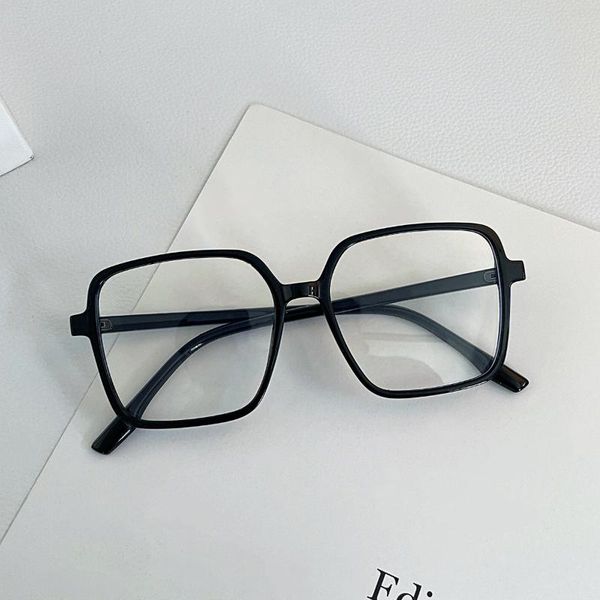 

sunglasses blue light blocking glasses oversized women men transparent square filter lenses couputer oculos de grau, White;black