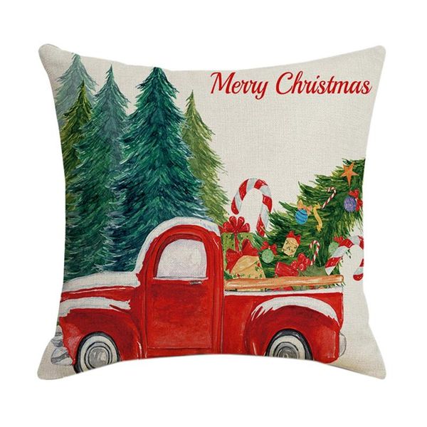 

pillow case christmas pillowcase santa special square home decor linen cases cushion covers for sofa car gift 45x45cm