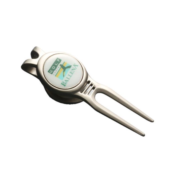 

factory metal golf exquisite zinc alloy copper fork custom made