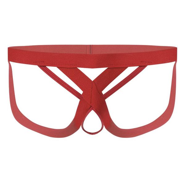 

men's swimwear men lingerie micro thongs underpants crotchless g-string jockstrap underwear low rise elastic waistband briefs open bupa