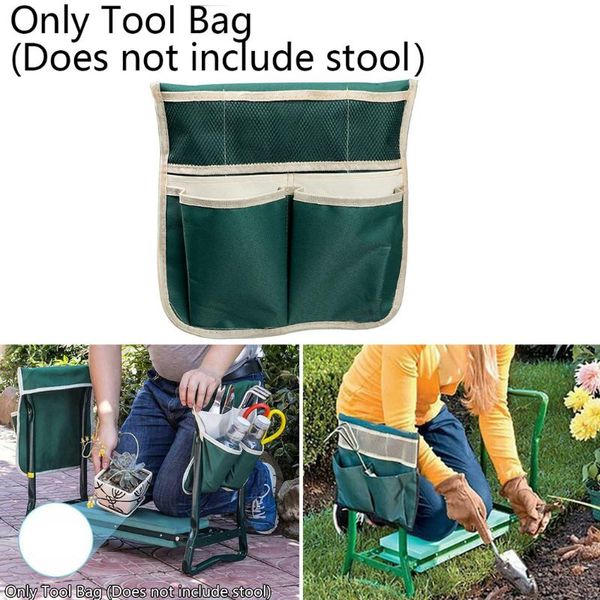 

storage bags portable garden kneeler tool bag pouch for kneeling chair multi pocket gardening tools contain