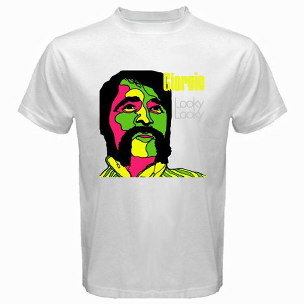 

new giorgio morder looky looky logo men's white t-shirt size s to 3xl, White;black
