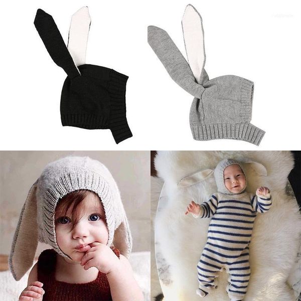 

caps & hats autumn winter baby hat toddler infant ears knitted cap for children a2ub1, Yellow