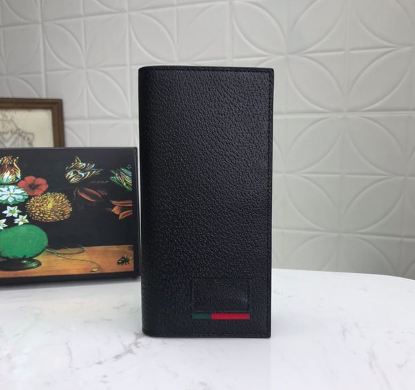 

2021 fashion designers wallets luxurys mens women leather bags classic bee tiger snake letters purses original box digram card holder 436023, Red;black