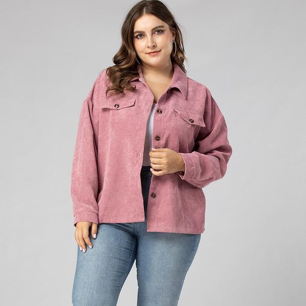 

spring autumn jackets women turn down collar long sleeve casual coat outwear pink plus size clothing women's, Black;brown