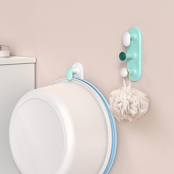 

hooks & rails storage rack non-perforated washbasin bathroom wall-mounted hook toilet towel